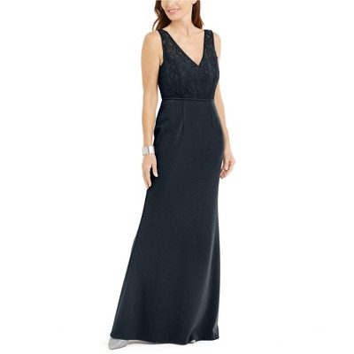 Adrianna Papell Womens Lace Gown Dress