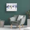 Canvas Wall Art - MAKIKO 'Joyful Snowmen' Wall Art for Living Room, Bedroom, or Office Décor by Trademark Fine Art - 32 x 24 Inches - 4 of 4