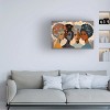 Canvas Wall Art - Ray Heere 'Mid Century Diversity Portraits 5' Wall Art for Living Room, Bedroom, or Office Décor by Trademark Fine Art - 32 x 22 - 3 of 4