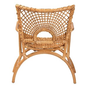 bali & pari Mamba Rattan Arm Chair Light Honey - 1 of 4