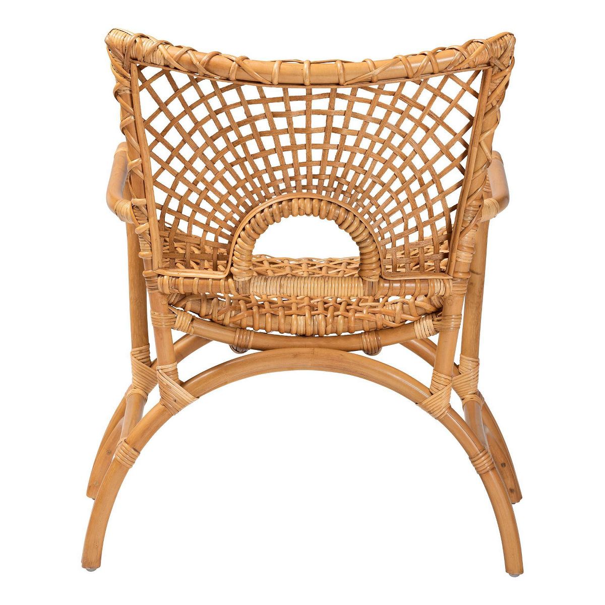 bali & pari Mamba Rattan Arm Chair Light Honey