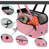 PetAmi Small Dog Purse Carrier, Soft Portable Pet Puppy Cat Travel Handbag Tote, Airline Approved Breathable Pockets Fleece Bed - 3 of 4