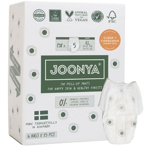 Joonya Pull-Up Baby Diaper Pants - Bulk-Saver Carton, Non Toxic, Eco-Friendly, High Absorbency, Overnight Use, Ultra Slim & Soft - Made in Denmark - 1 of 4