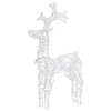 vidaXL Reindeer Christmas Decoration Cold white Acrylic - 4 of 4