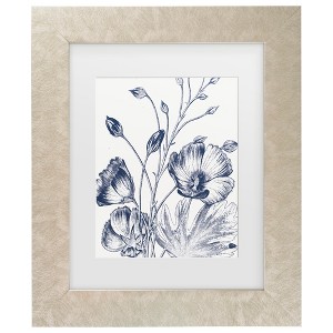 Trademark Fine Art - Wild Apple Portfolio Botanical Beauty Chalk IX White Matted Framed Art - 1 of 4
