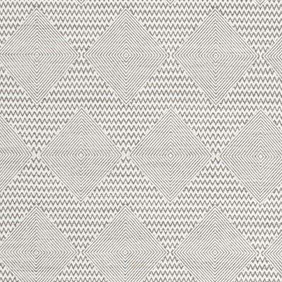 Ivory and Gray Hand Loomed Wool Area Rug