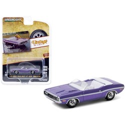 1970 Dodge Challenger   Purple /White  Graveyard Carz ** Greenlight 1:64 NEU+OVP 