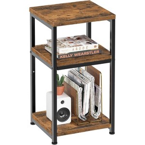 3 Tier End Table, Side Table Sofa Couch Table for Living Room, Night Stand Storage Shelf - 1 of 4