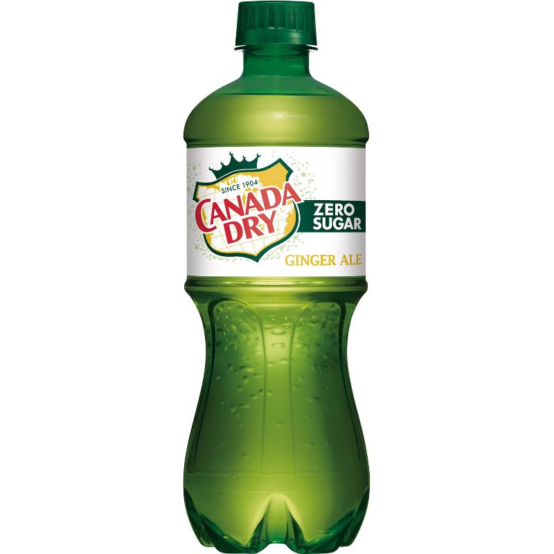 Canada Dry Zero Sugar Ginger Ale Soda - 20 fl oz Bottle, 3 of 7