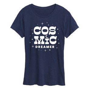 Women's - Instant Message - Cosmic Dreamer Short Sleeve Graphic T-Shirt - 1 of 4