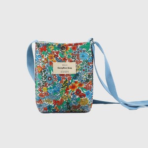 Anna-Kaci Women's Floral Canvas Crossbody Bag - Colorful Artistic Shoulder Purse - 1 of 4