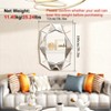 ARTLOGE 3D Handmade Splicing Art Mirror Angled Beveled Wall Mirror Entryway Home Decor, Unique Design Beveled Mirror - 2 of 4