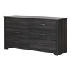 South Shore Versa 5 Drawer Winter Oak: Particle Board Frame, 49" High, Compliant with ASTM Safety Standards - 2 of 4