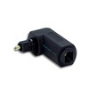 SatelliteSale Toslink Coupler Digital SPDIF Optical PVC Convertor Black Adapter - 2 of 4