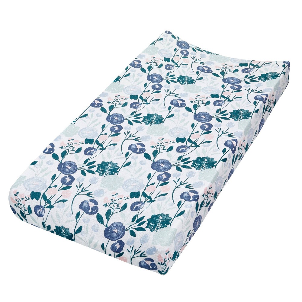 Photos - Changing Table aden + anais Changing Pad Cover Flowers Bloom