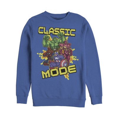 Men's Marvel Pixelated Classic Mode Sweatshirt
