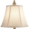 Regency Hill Elize Traditional Table Lamps 26 1/2" High Set of 2 Whitewashed Candlestick with Table Top Dimmers Beige Shade for Bedroom Living Room - 3 of 4