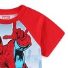 Marvel Spider-Man Boys Short Sleeve T-Shirt and French Terry Shorts Set for Toddler and Big Kids - 3 of 4