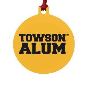 Towson University Tigers Alumn Aluminum Holiday Christmas Tree Ornament - 1 of 4