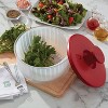 KitchenAid Salad Spinner: Large 7.43 Qt Red Plastic Lettuce Spinner, Hand Wash, 2-Piece Set - 4 of 4
