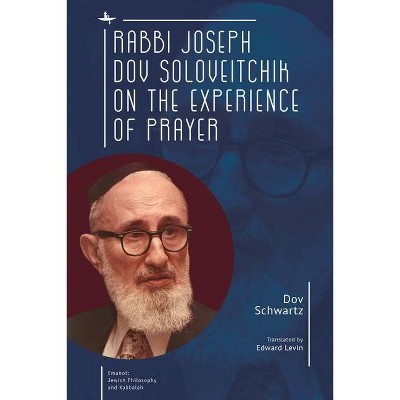 Rabbi Joseph Dov Soloveitchik on the Experience of Prayer - (Emunot: Jewish Philosophy and Kabbalah) by  Dov Schwartz (Paperback)