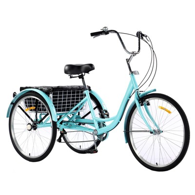 Adult Tricycles 24 & 26 Inch, 7 Speed, 3 Wheel Bikes for Men and Women