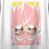 Sand Land Beelzebub Sketchy Art Women's White Crew Neck Short Sleeve Crop Top - 4 of 4