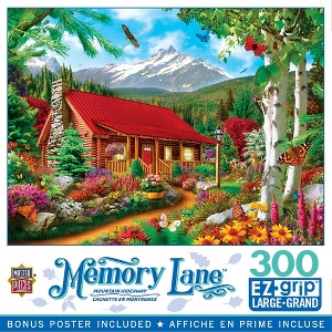 MasterPieces 300 Piece EZ Grip Jigsaw Puzzle - Mountain Hideaway - 18"x24" - 1 of 4