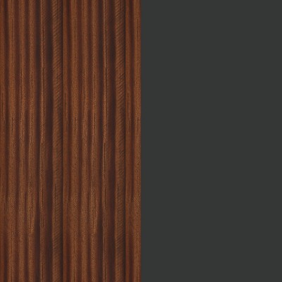 Rustic Brown Round Magnetic Chalkboard with Pine Wood Frame