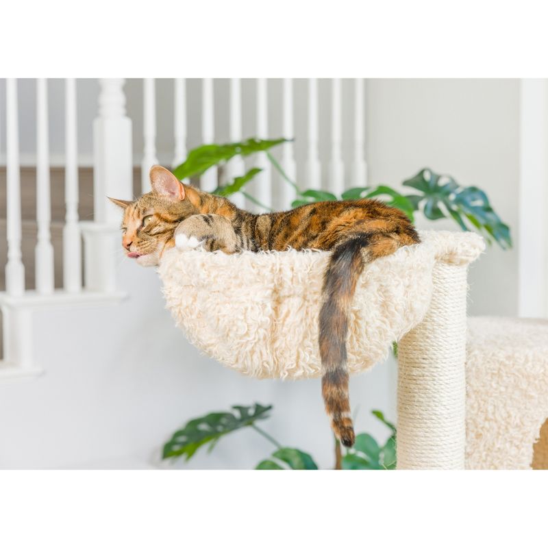 Armarkat Mult -Level Real Wood Cat Tree Hammock Bed, Climbing Center for Cats and Kittens A6901, 5 of 10