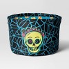 7.5" Boo Skull Halloween Trick or Treat Fabric Basket - Hyde and EEK! Boutique™ - 3 of 4