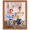 PosterPalooza | Slim Profile Brown Picture Frame - UV Acrylic, Foam Board Backing, Hanging Hardware - 2 of 4