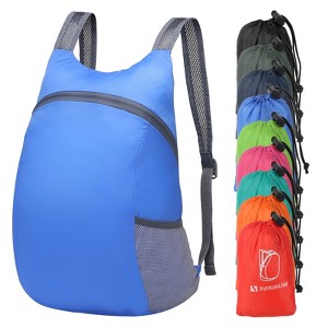 Unique Bargains Camping Cycling Outdoor Ultra Lightweight Foldable Water-Repellent Backpack 20L - 1 of 4