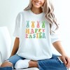 Simply Sage Market Women's Happy Easter Pastel Bunnies Short Sleeve Graphic Tee - 2 of 3