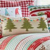 Let It Snow Holiday Decorative Pillow Beige  - Levtex Home - 2 of 3