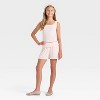 Girls' Foldover Waist Cozy Rib-Knit Shorts - art class™ - 3 of 3