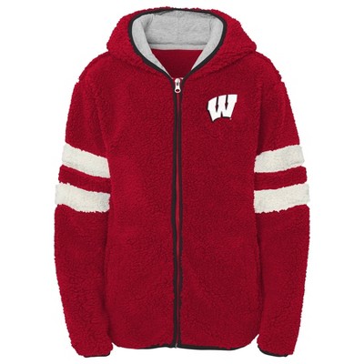 wisconsin badgers zip up sweatshirt