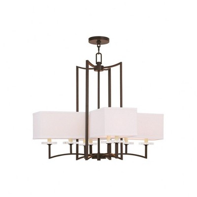Livex Lighting Woodland Park 4 - Light Chandelier in  Olde Bronze