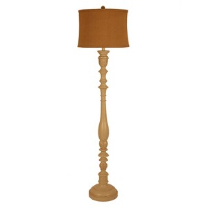 Nadia Sculpted Floor Lamp Cream (Lamp Only) - Decor Therapy, Ivory