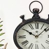 VIP Metal 9.5 in. Black Classic Wall Clock - 4 of 4