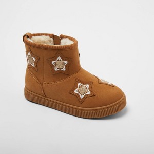 Toddler Girls' Viv Embroidered Suede Ankle Boots - Cat & Jack