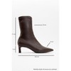 Lewin Brown Pointed Toe Stiletto Boot (Women) | Prologue Shoes - 4 of 4