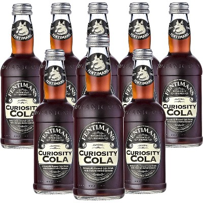 Fentimans Botanically Brewed Curiosity Cola Sparkling Soda, 8 Pack, 9.3 fl oz Bottles – Premium Craft Soda/Mixer for Cocktails & Refreshing Drinks
