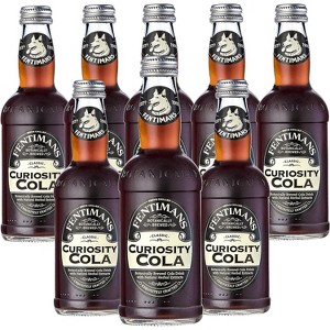 Fentimans Botanically Brewed Curiosity Cola Sparkling Soda, 8 Pack, 9.3 fl oz Bottles – Premium Craft Soda/Mixer for Cocktails & Refreshing Drinks - 1 of 4