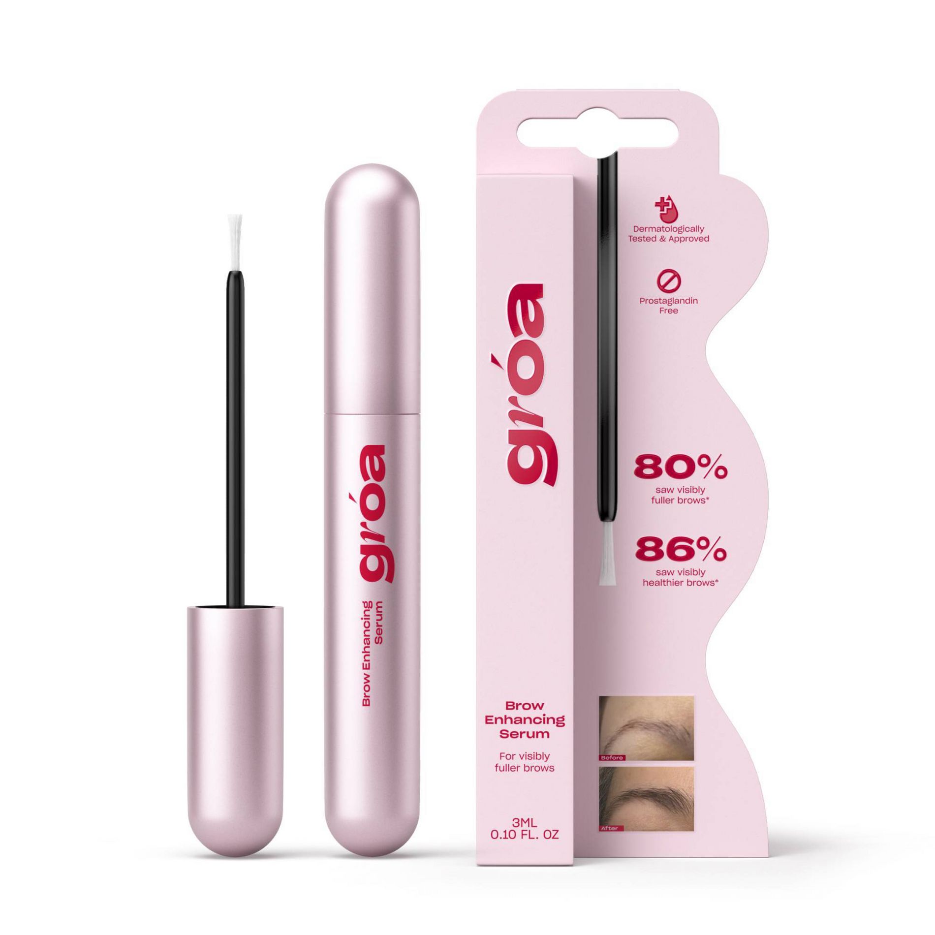 groa Eyebrow Enhancing Serum - 3ml - Beauty Studio