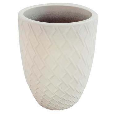 Dolonm Large 21.26 in. Ceramic Planter Pot with Drainage Hole for Garden Patio Decor