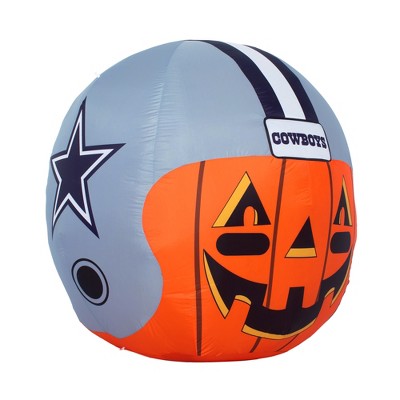 NFL Dallas Cowboys Inflatable Jack O' Helmet, 4 ft Tall, Orange
