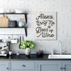 Stupell Industries Alexa Bring Me Wine Distressed Kitchen Sign - 2 of 4