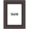 PosterPalooza | 3.5" Wide Ornate Brown Picture Frame - UV Acrylic, Foam Board Backing, Hanging Hardware - 2 of 4