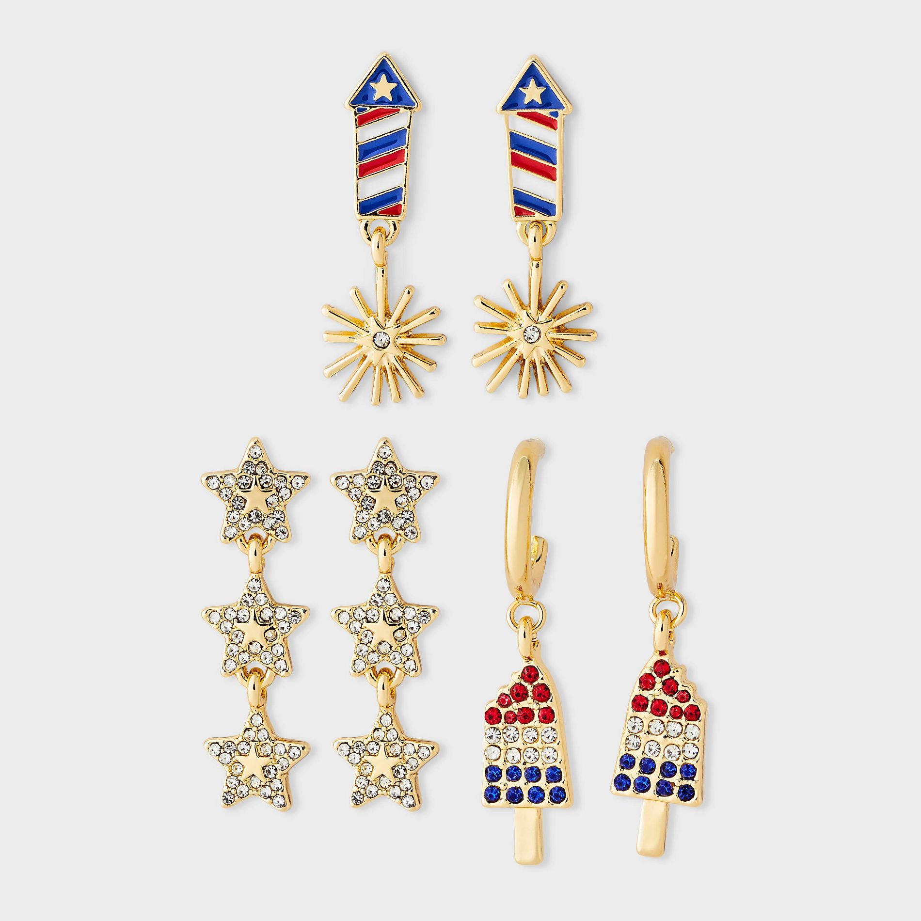 SUGARFIX by BaubleBar Pops and Sparkles Earring Set - Multicolor